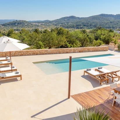 Can Tomas Areal View Pool Bbq Area