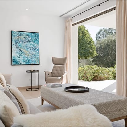Can Carabasso Living Area View