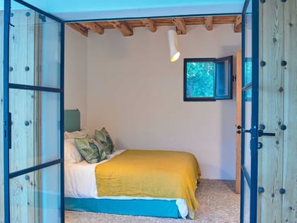 Can Curt Double Bedroom Blue Doors