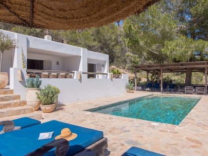 Can Yondal Pool Sunbed View
