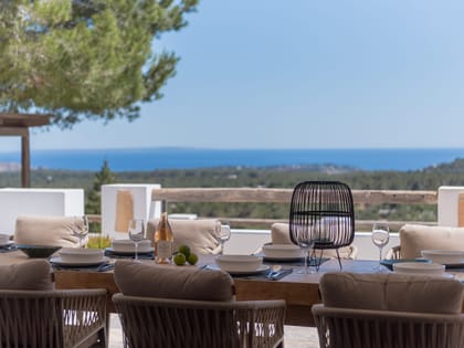 Can Yondal Terrace Dining Table View