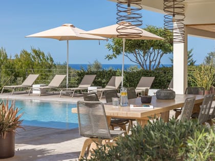 Can Haya Exterior Dining Table Pool