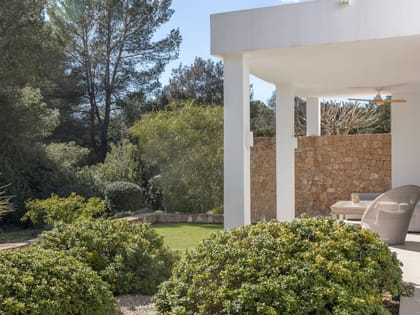 Can Carabasso Entrance Terrace Lawn