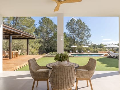 Can Carabasso Pool Terrace Lawn