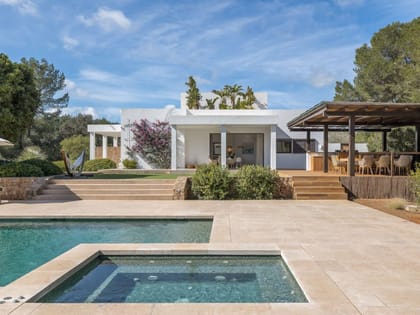 Can Carabasso Villa Front Pool Area