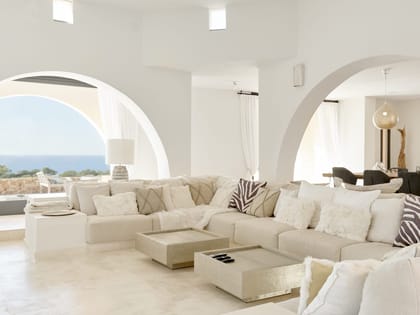 Villa Del Sol Living Area Sofa Sea View