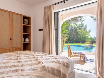 Can Livina Double Bedroom Pool View