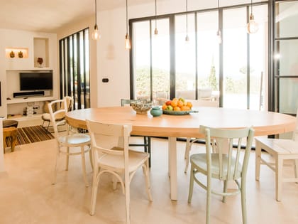 Villa Odiya Dining Area Windows
