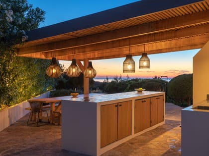 Villa Odiya Exterior Terrace Sunset