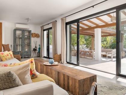 Can Drago Living Room Terrace View
