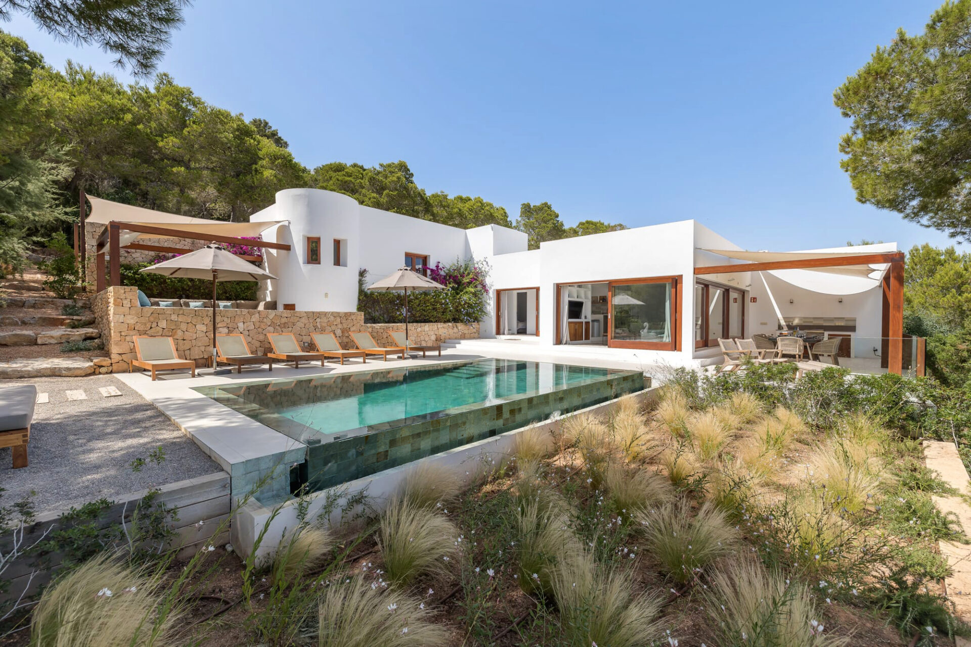 Can Dalt Pool Area Garden