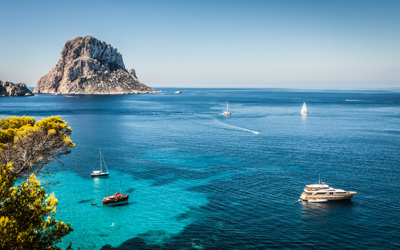 Ibiza in the spring