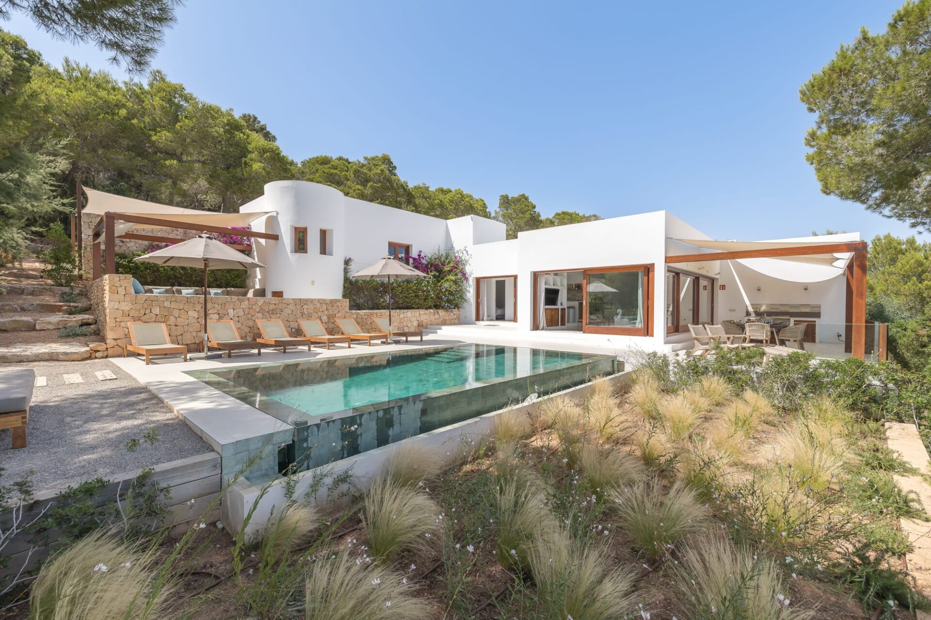 Can Dalt Pool Area Garden